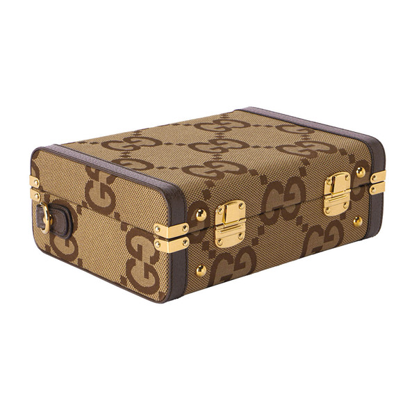 Gucci Jumbo GG Canvas Shoulder Bag Beige - Picture 3 of 9